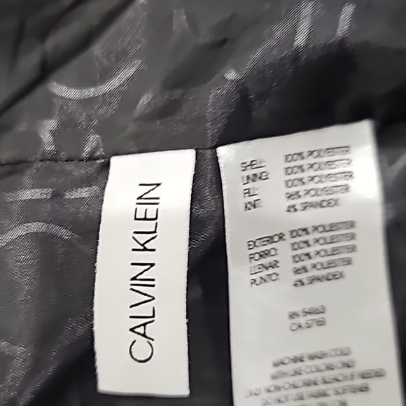 Calvin Klein Mens Jacket Camo Quilted Bomber Jacket Size M - Picture 6 of 14